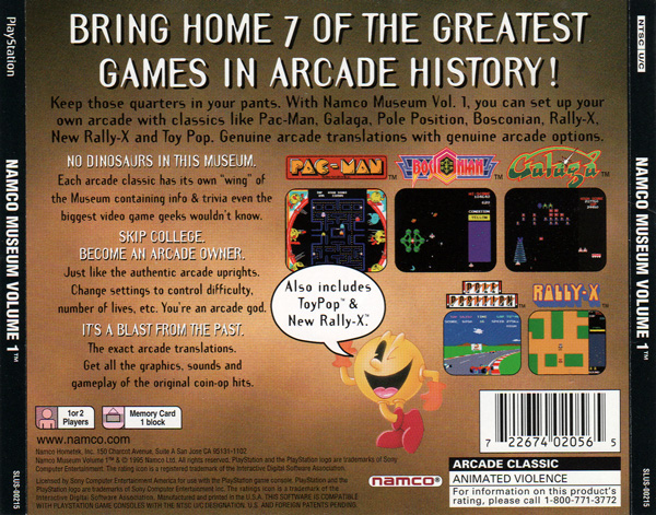 Namco Museum Vol. 1 (PS1) (gamerip) (1995) MP3 - Download
